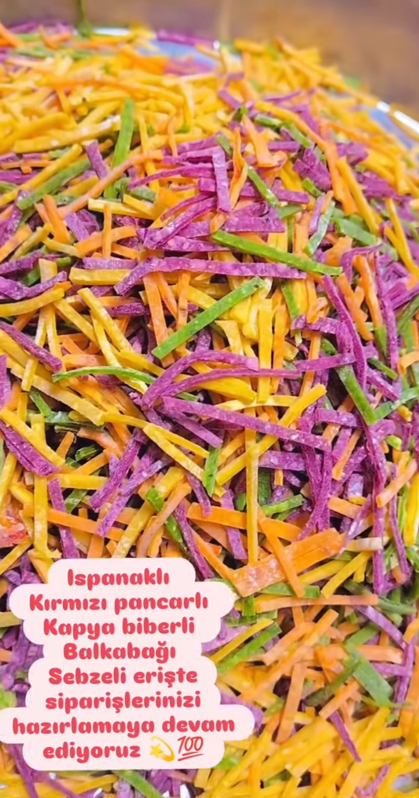 Sebzeli Erişte